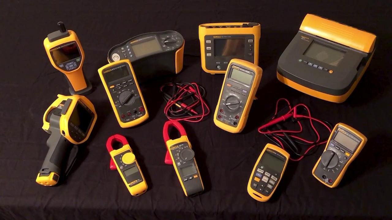 Fluke testing and measuring instruments